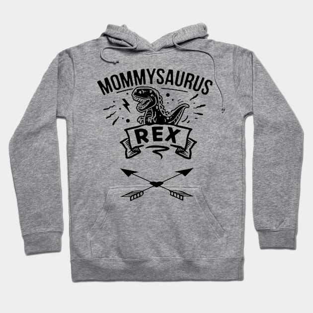 Mommysaurus Rex Hoodie by familycuteycom